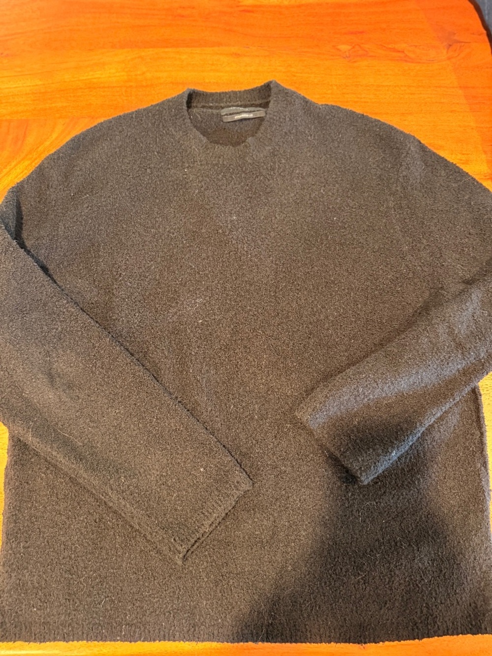 All Saints Black Oversized Crewneck sweater - Men's Large